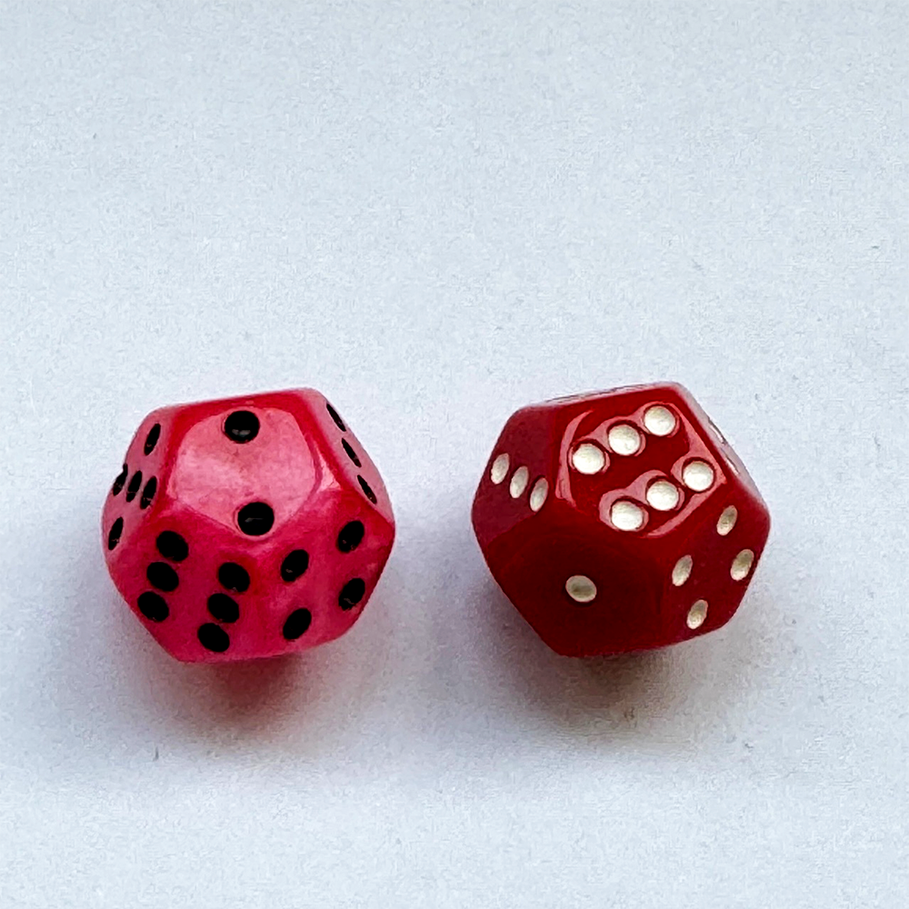 Acrylic D12 Resin Dice Polyhedral Pattern Board Game Printing Engraving Personalized Custom Dice