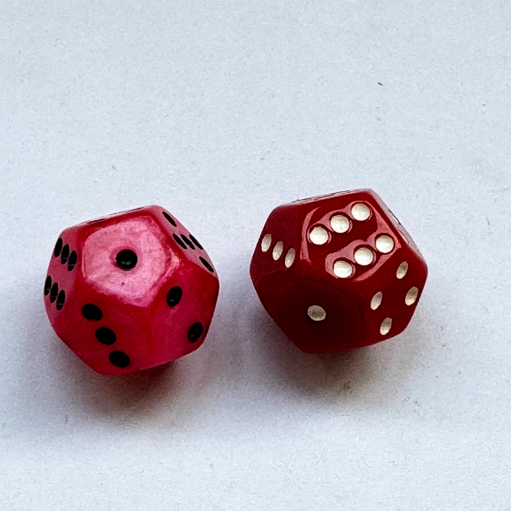 Acrylic D12 Resin Dice Polyhedral Pattern Board Game Printing Engraving Personalized Custom Dice