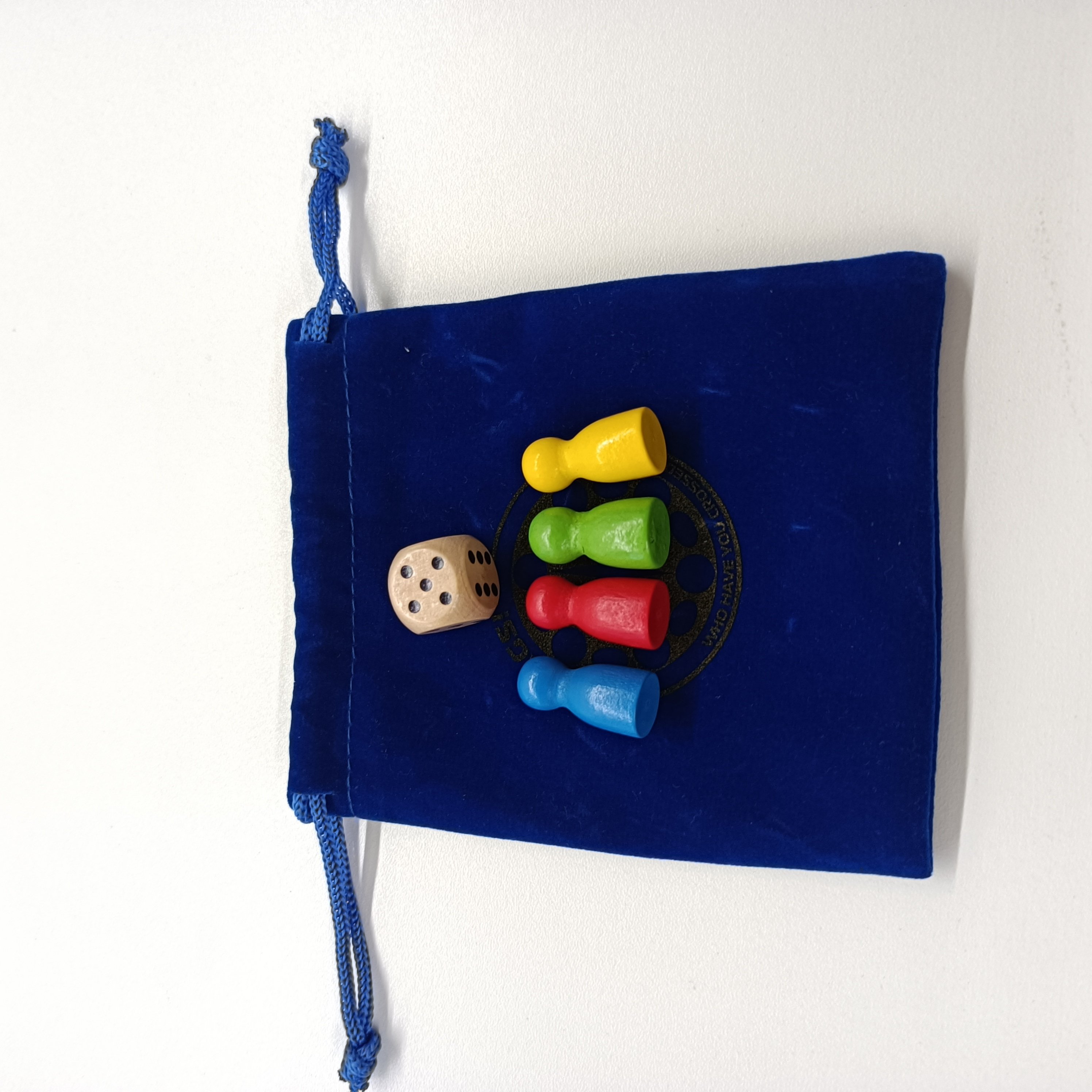 High Quality Colored Velvet/Nylon/Linen Dice Bag Drawstring Pouches With Custom Printed Logo Packing Dice Pawn Game Pieces