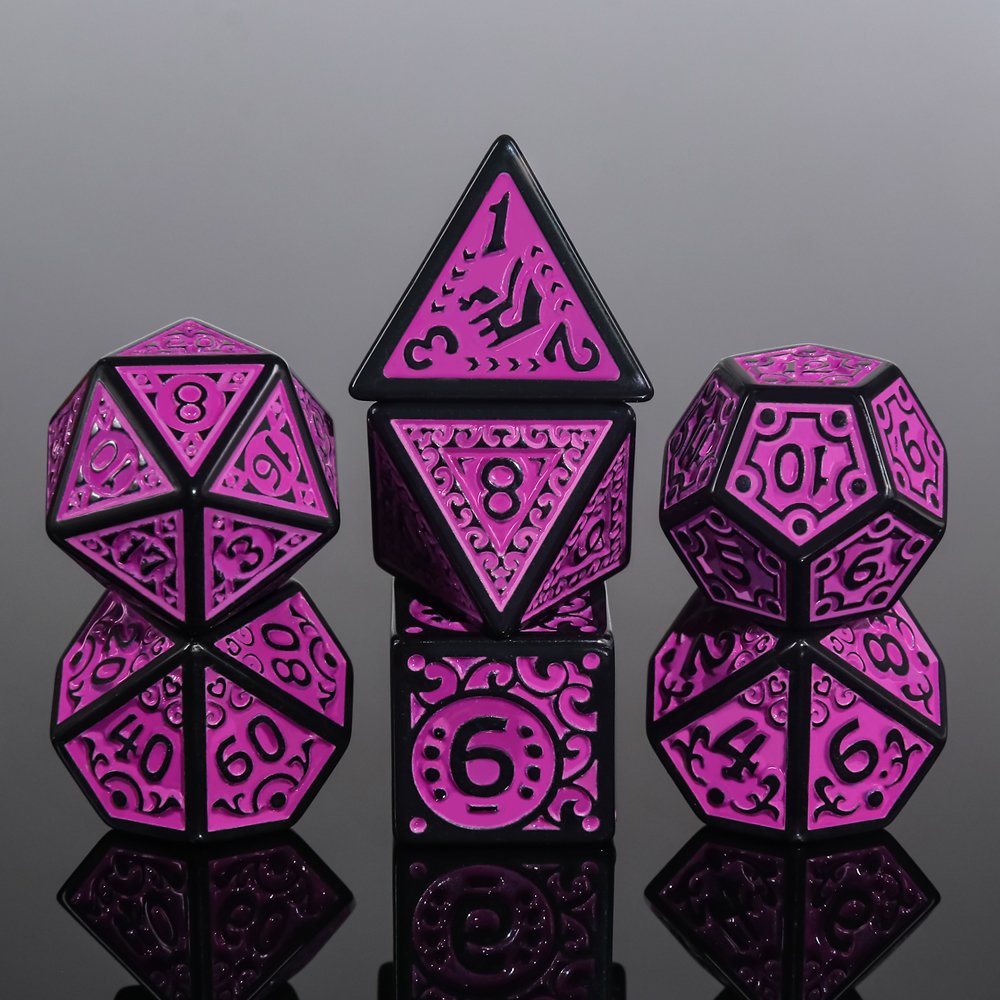 Professional New Wholesale Customized OEM Polyhedral dice DND RPG dnd dice set for board game