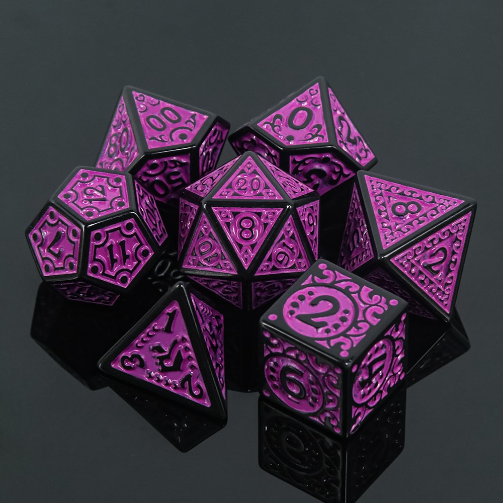 Professional New Wholesale Customized OEM Polyhedral dice DND RPG dnd dice set for board game