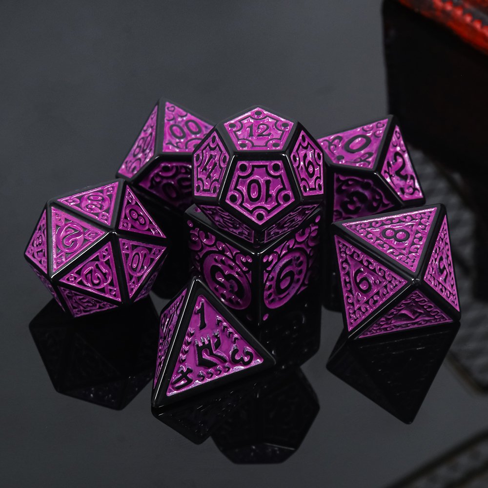 Professional New Wholesale Customized OEM Polyhedral dice DND RPG dnd dice set for board game