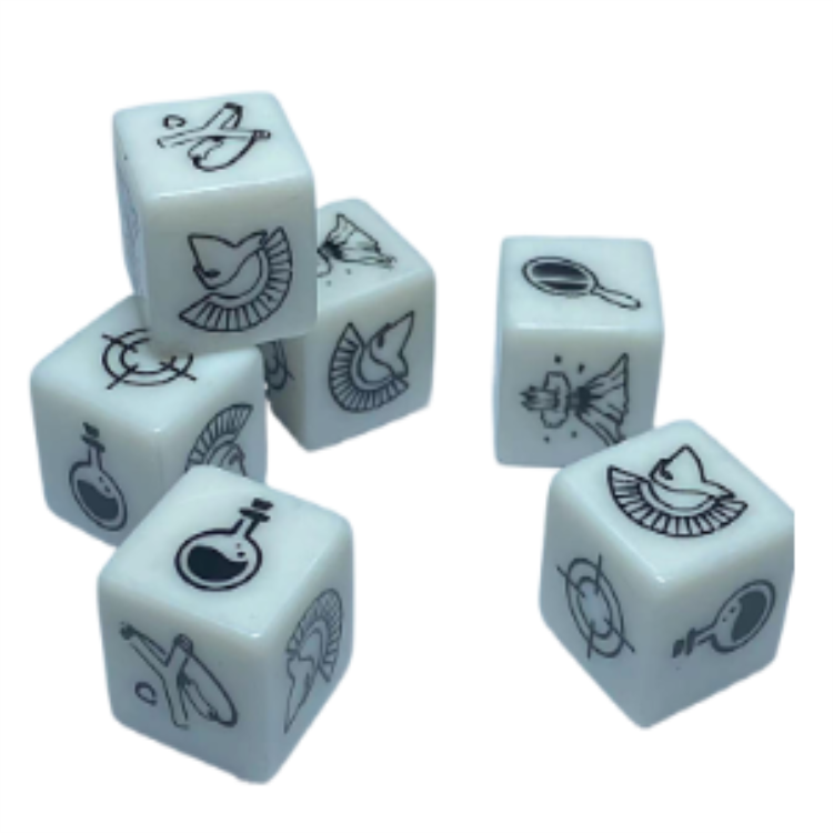 Professional Chinese Factory 22mm Different Various Colors Blanks Round Corner Plastic Dice D6 Acrylic Cube Dice For Game