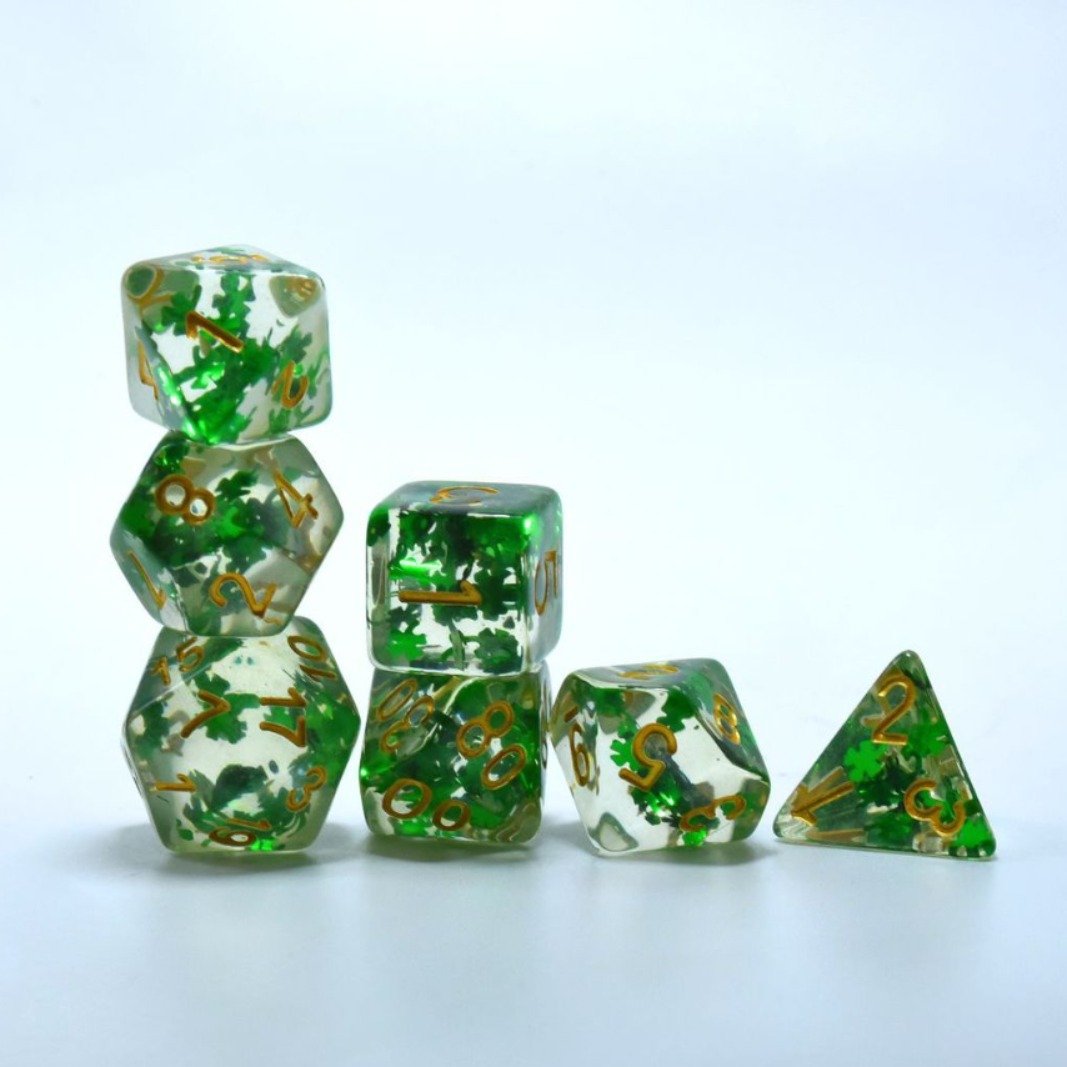7pcs/set Multi-sided Clear Dice Set Game Dice Accessories Polyhedral Dice For Board Card Game Tarot Supplies