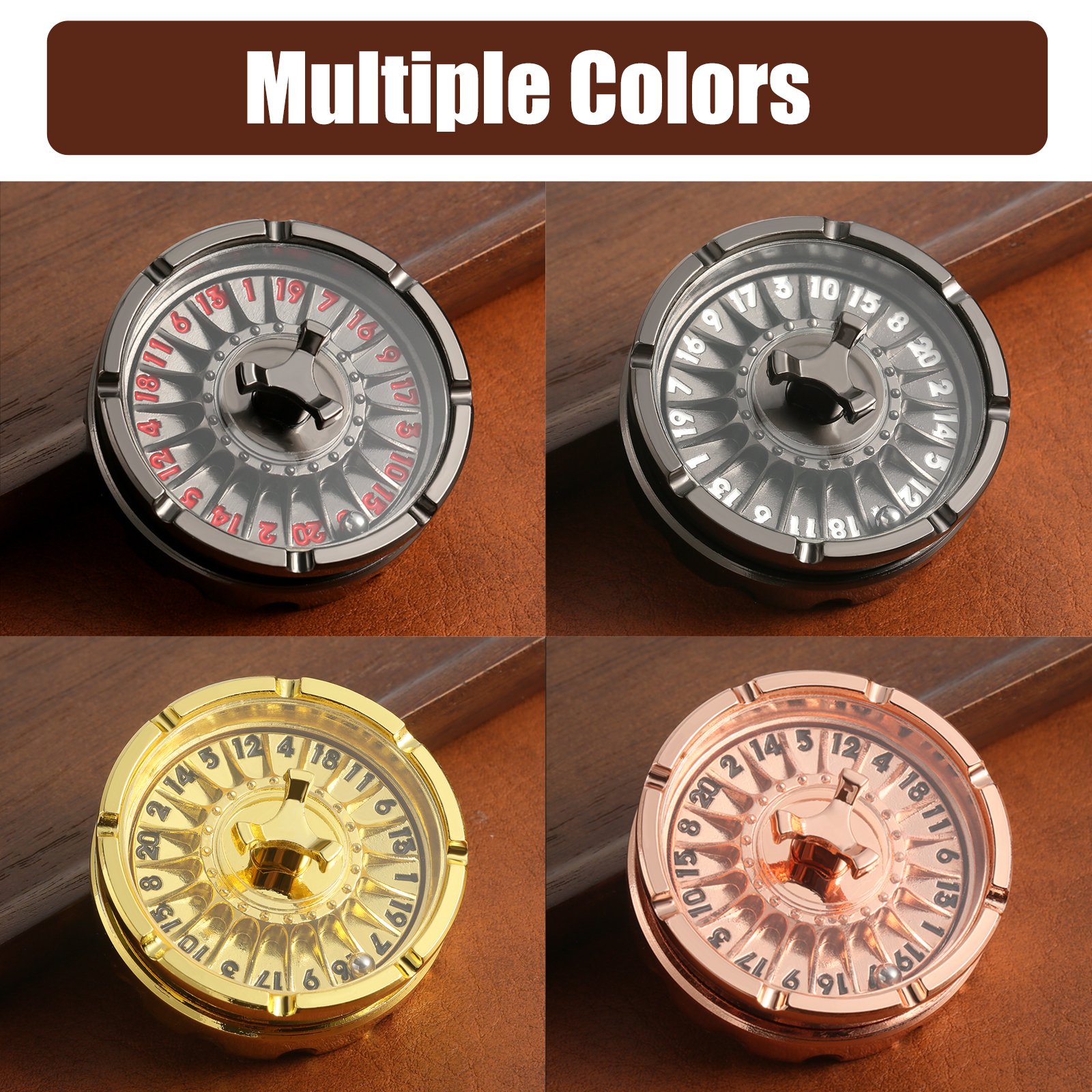 Roulette Dice DND Spinner D20 Small Flying Dragon Wheel D20 Metal Retro Roulette Dice for RPG Table Top Games