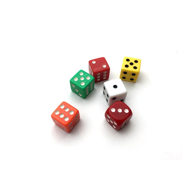Custom Private Label Role-Play Coated Plastic Model Drinking D6 Board Game 6 Sides 16mm Dice