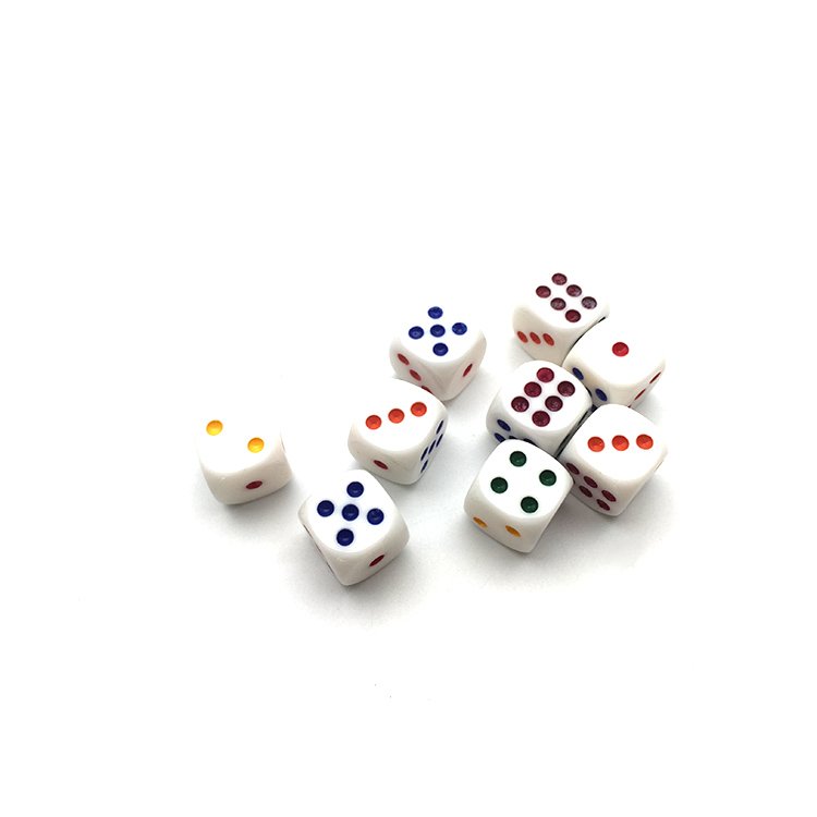 Custom Private Label Role-Play Coated Plastic Model Drinking D6 Board Game 6 Sides 16mm Dice