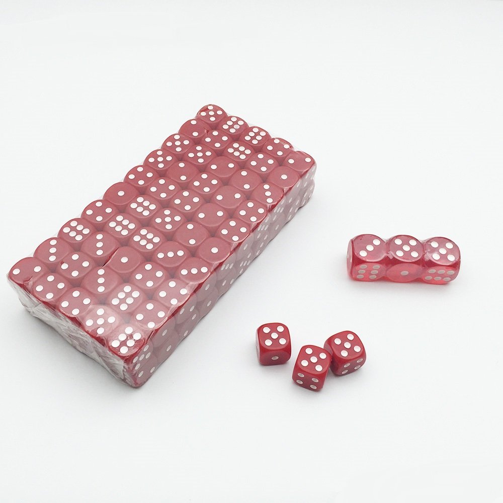 Custom Private Label Role-Play Coated Plastic Model Drinking D6 Board Game 6 Sides 16mm Dice