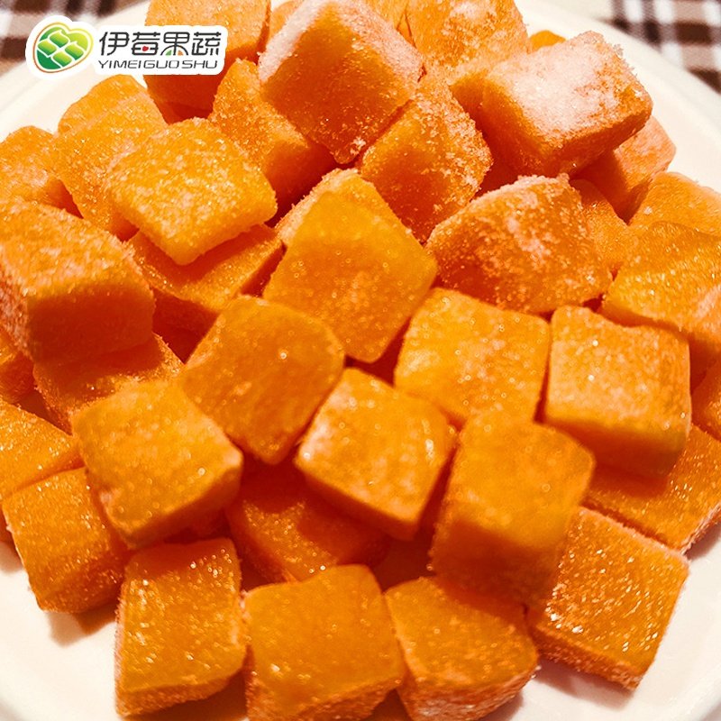 Carrot granule factory wholesale restaurant hotel frozen dehydrated carrot granule carrot block