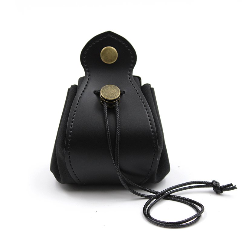 Custom Stocked Leather Dice Bag Wholesale Fashion Dice Bag Portable Durable Dice Pouch for Man