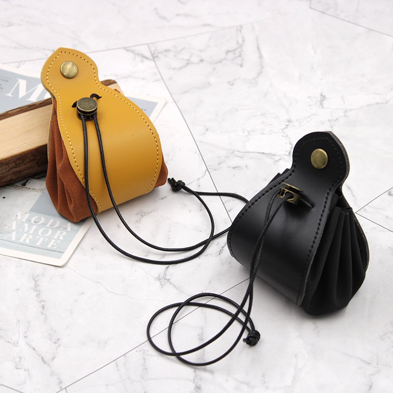 Custom Stocked Leather Dice Bag Wholesale Fashion Dice Bag Portable Durable Dice Pouch for Man