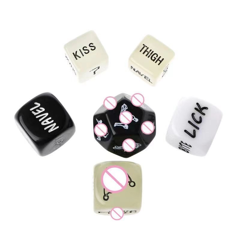 6 PCS Set Love Dice Glow Funny Sex Dice Adult Toys Couple Lovers Games Dice Sex Game Adult