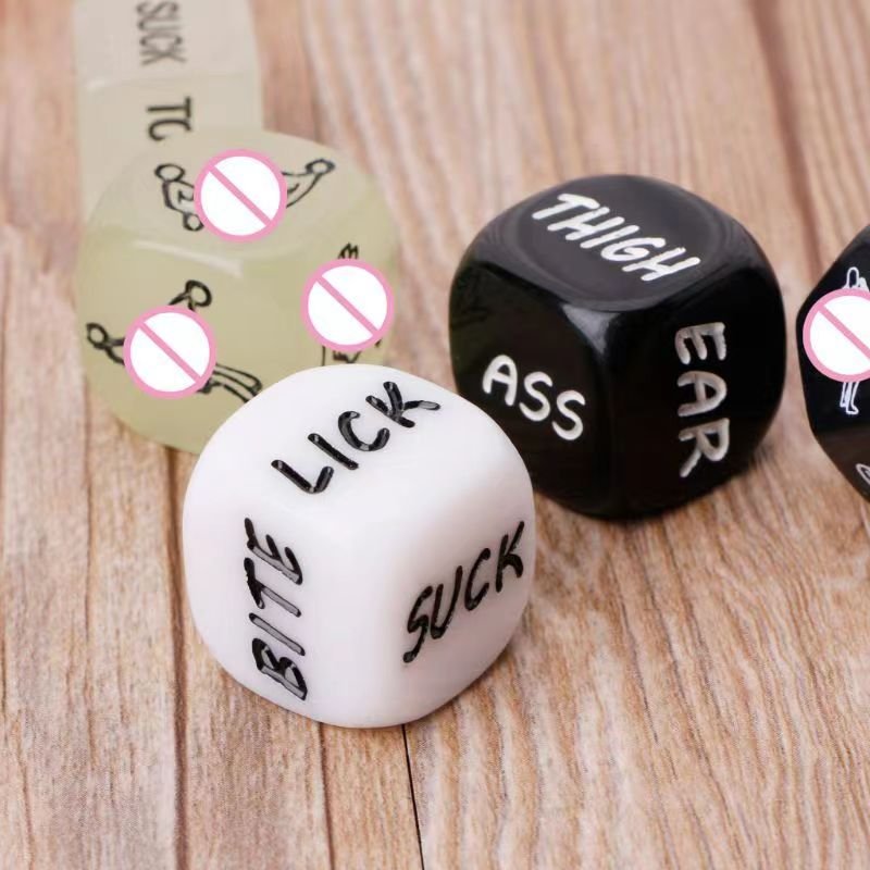 6 PCS Set Love Dice Glow Funny Sex Dice Adult Toys Couple Lovers Games Dice Sex Game Adult