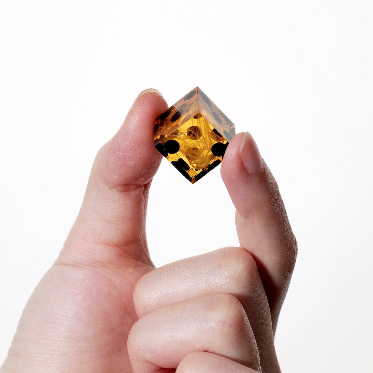 19mm High Precision Custom Dice Acrylic Transparent Dice Set Casino Dice