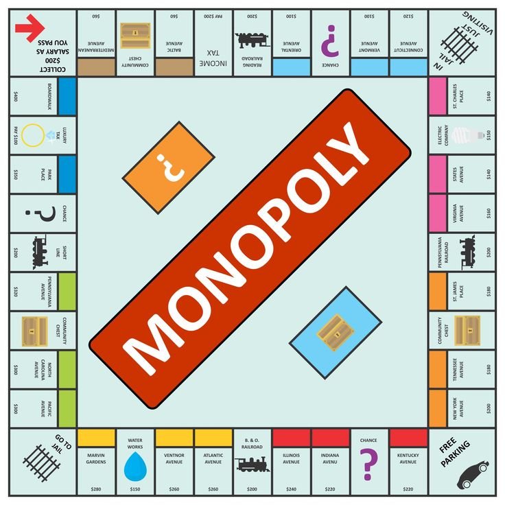 Big Commercial Monopoly Boards Game, Monopoly Go Board Game, Board Games For Kids