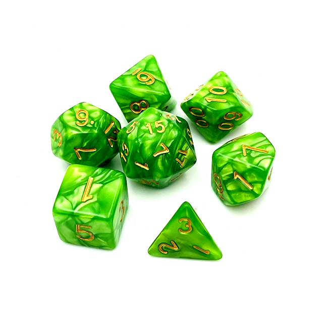 Polyhedral bulk dice wholesale acrylic16mm d d dice game