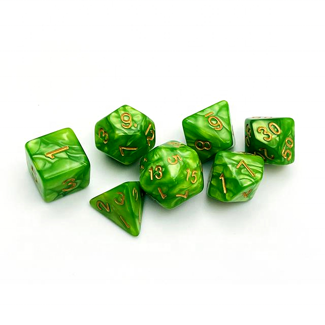 Polyhedral bulk dice wholesale acrylic16mm d d dice game
