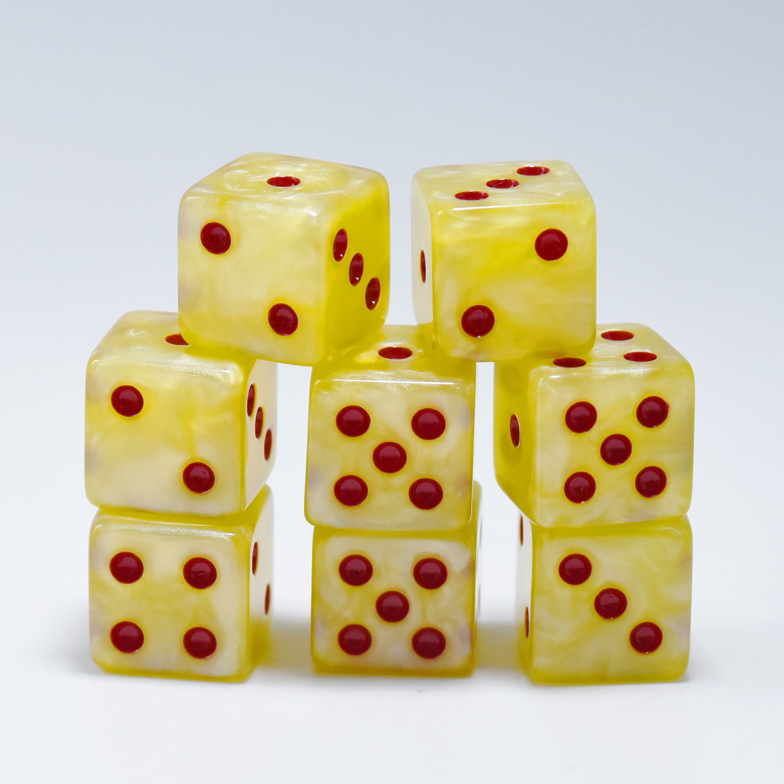 Handmade Polyhedral Resin Dice 16Mm D6 Custom Logo Table Games For Board Games Rpg Dungeons & Dragons