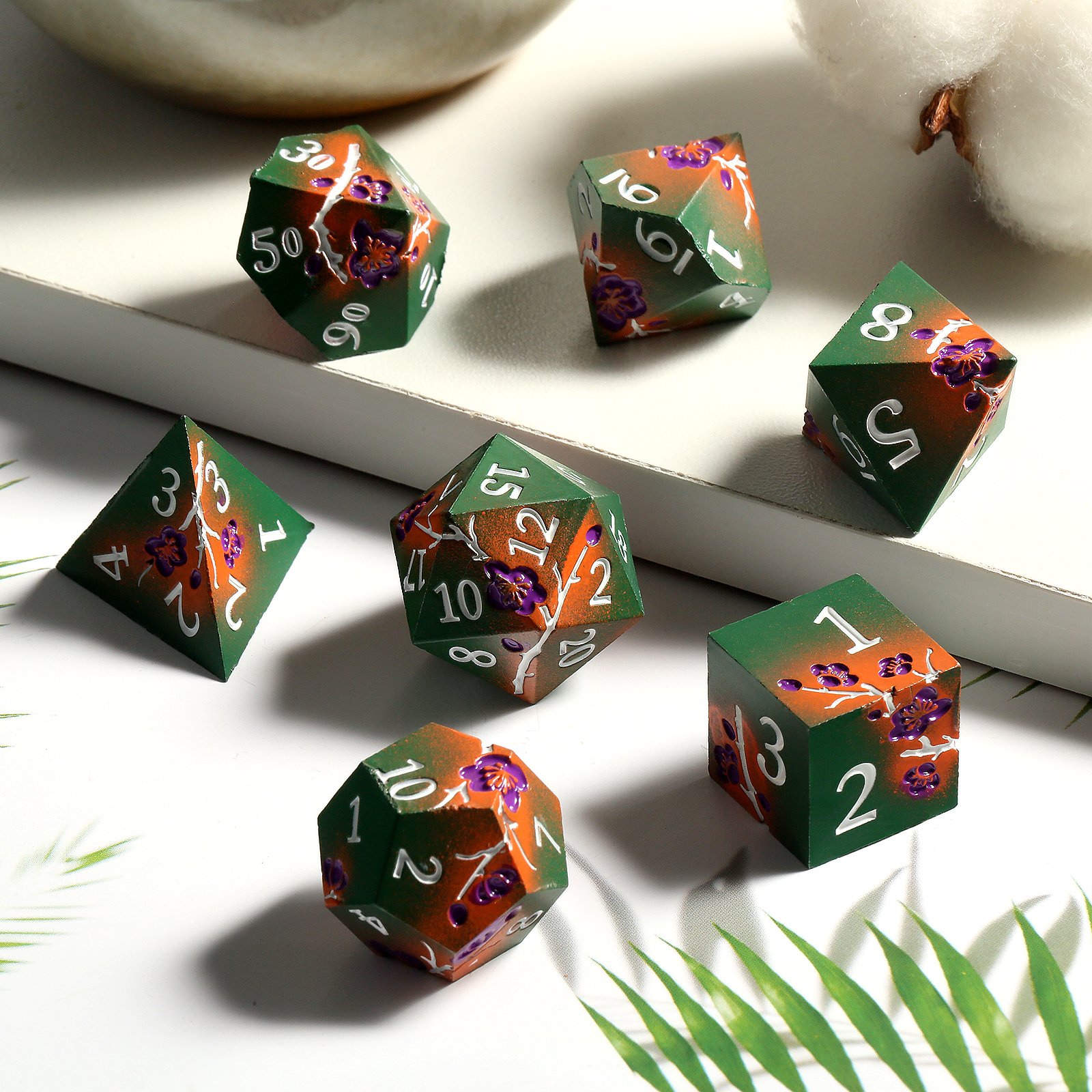 Custom Dnd Dice Metal Playing Dice Set Metal RPG Dice Manufacturers for Dungeons and Dragons Tabletop Game