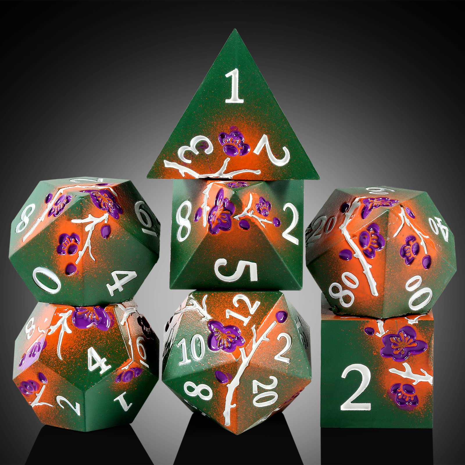 Custom Dnd Dice Metal Playing Dice Set Metal RPG Dice Manufacturers for Dungeons and Dragons Tabletop Game