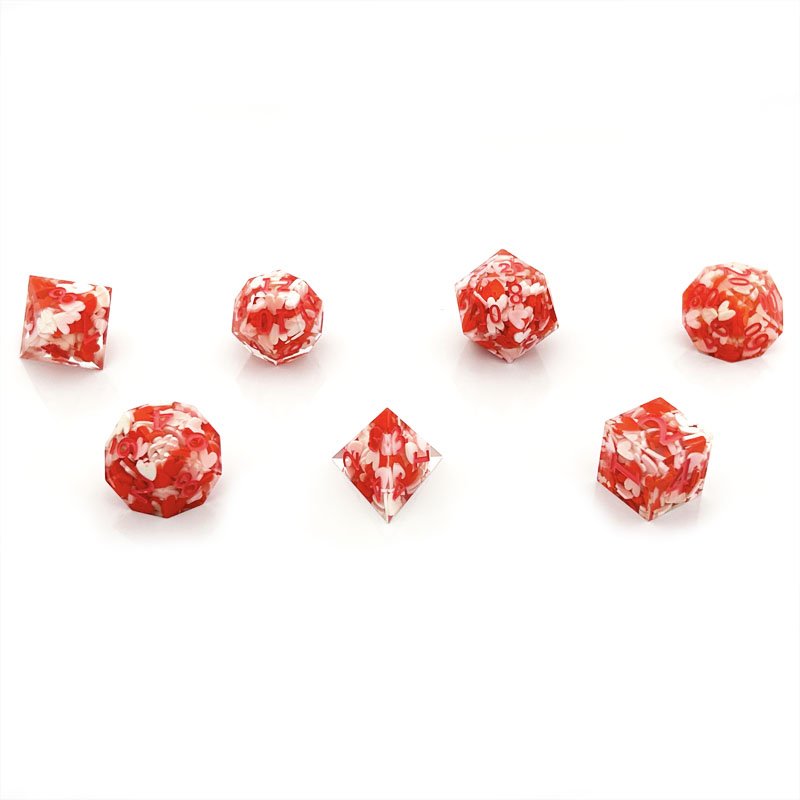 7 DND multi-sided resin dice set with sharp edge DND Dungeons & Dragons board game Board game dice