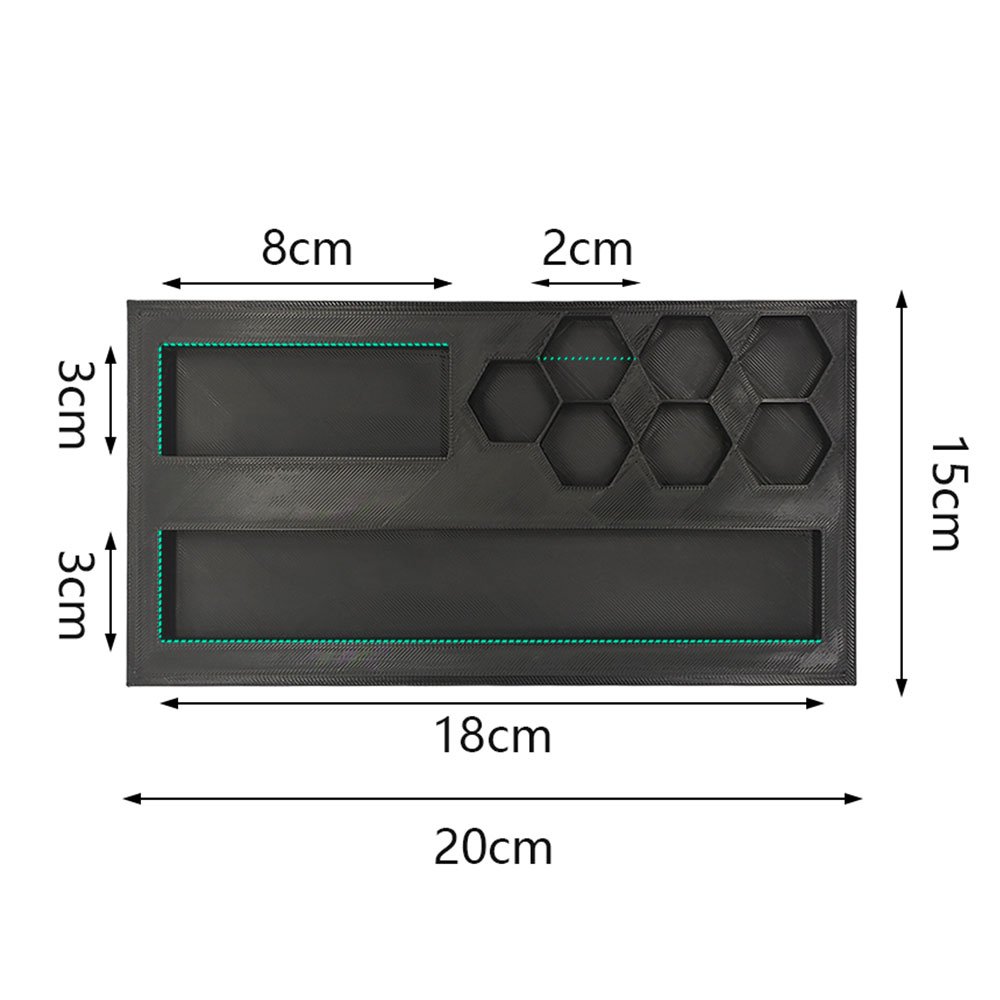 Wholesale Dice Box Plastic Holder Custom Rectangle Game Dice Box for DND Dice Tabletop Games