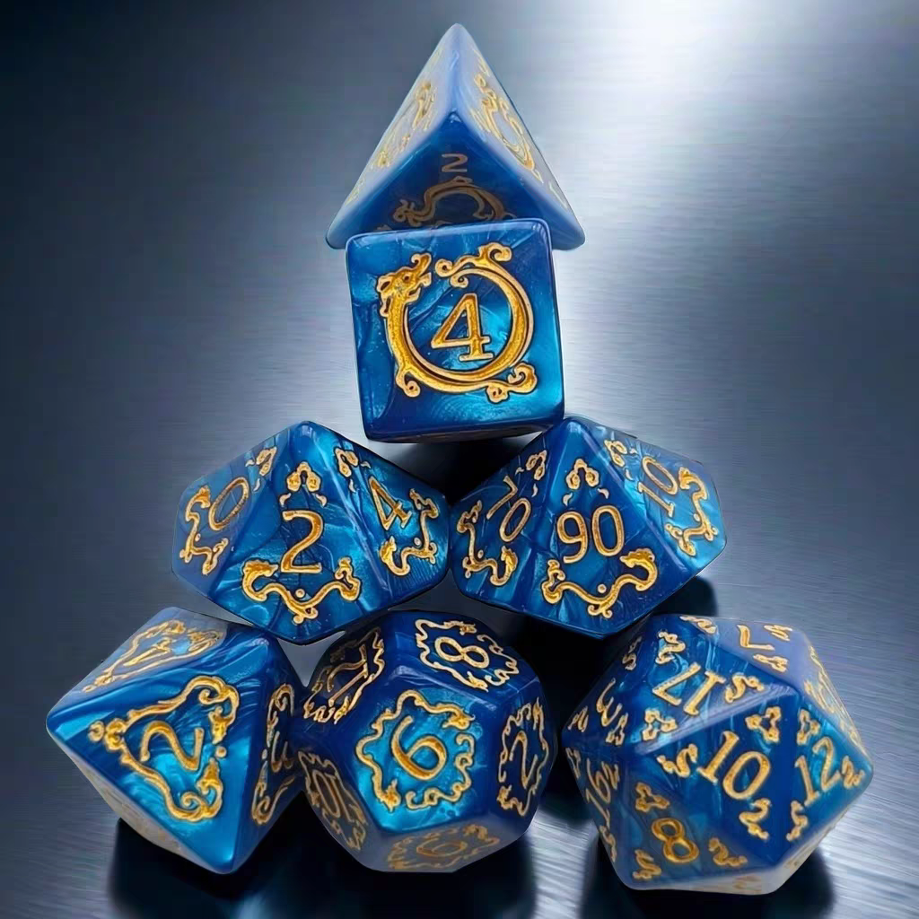 2024 Sunrise Dice Manufacturers Bulk small Dice Set Wholesale Plastic DND Acrylic Dice