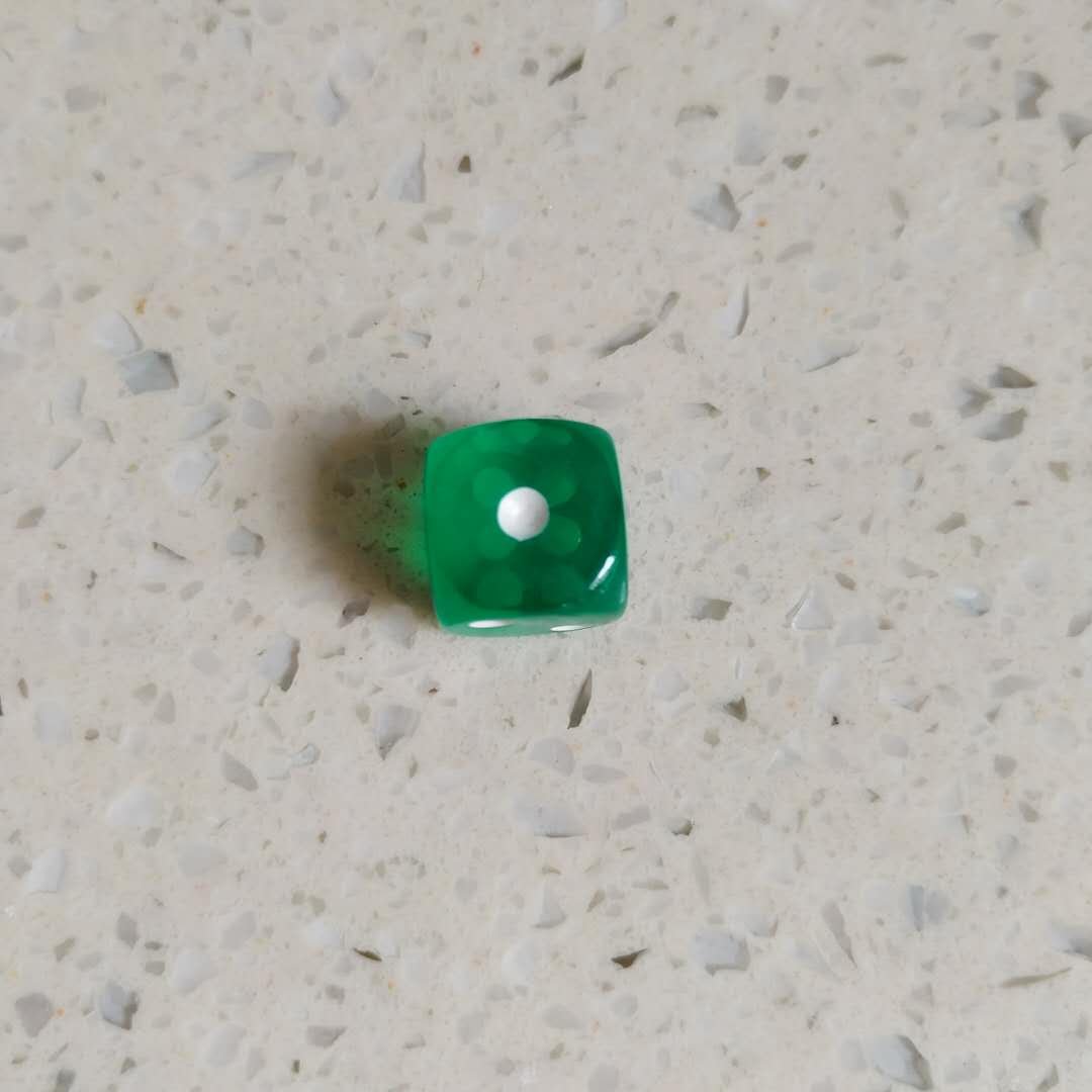 12mm 14mm 16mm Round Corner Transparent Acrylic Board Game Dice In Stock Blank Dice D6 With Dot 6 Blank With Customized Packing