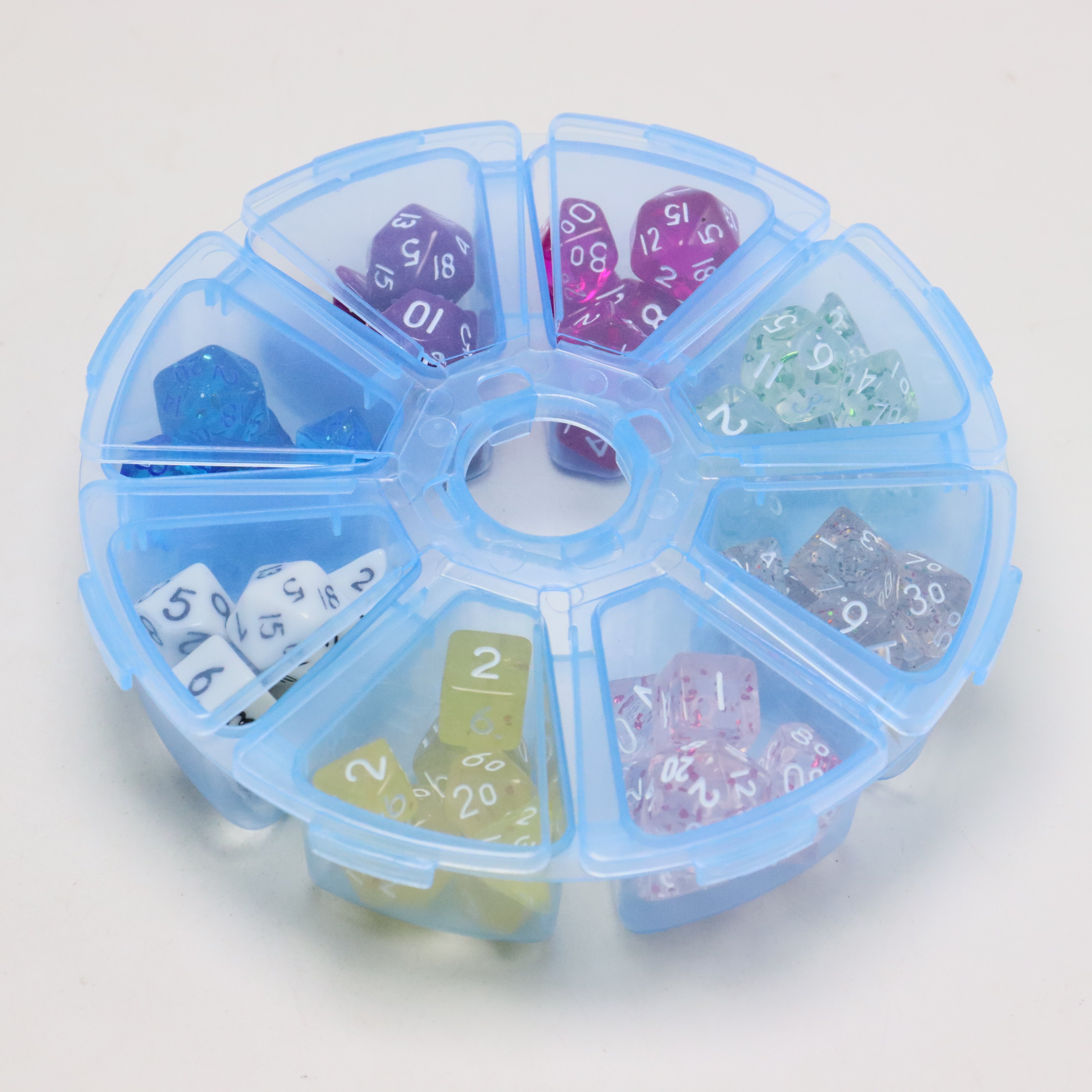 Polyhedron custom different color game RPG DnD dice set bulk mini acrylic dragon