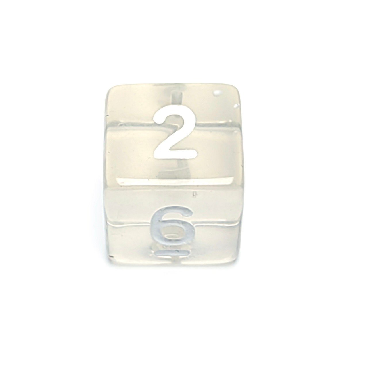 New Style TRPG Dnd dice Transparent Plastic white D4 D6 D8 D10 D12 D20 Plastic Cubes dice set