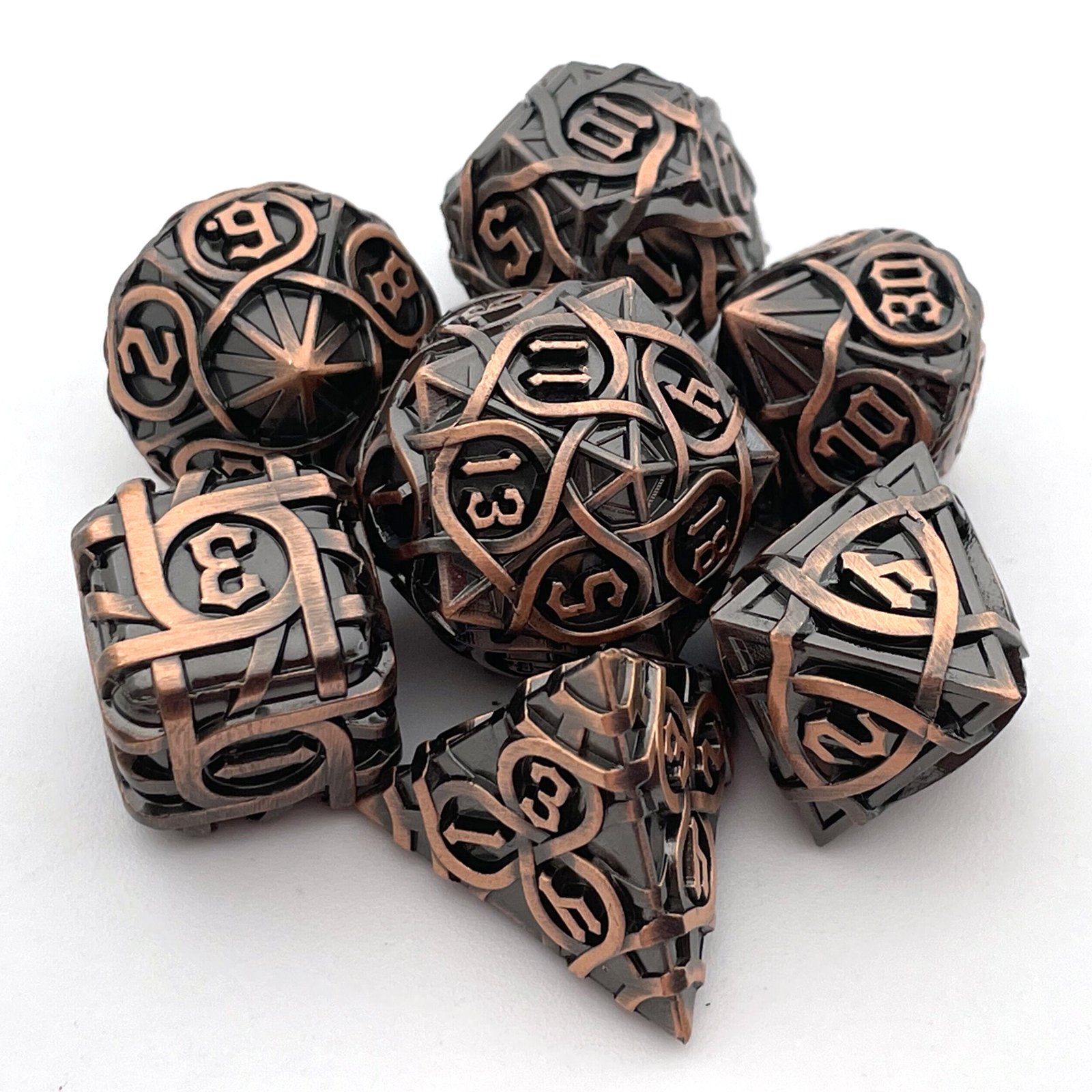 Metal Polyhedral Dice Set for DND & RPG Dungeons & Dragons Board Game Essentials