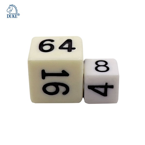 Backgammon Doubling Cube 6 Sided Customized Game Dice