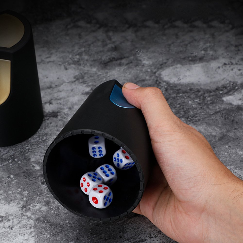 Wholesale Plastic Dice Cup 8*10cm Non-Slip Bar KTV Dice Cup Logo Customization