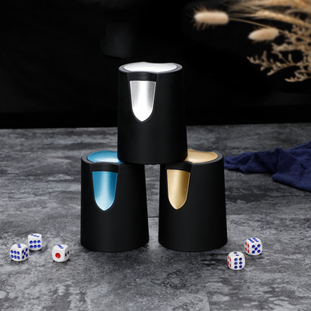 Wholesale Plastic Dice Cup 8*10cm Non-Slip Bar KTV Dice Cup Logo Customization