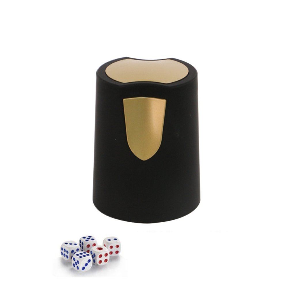 Wholesale Plastic Dice Cup 8*10cm Non-Slip Bar KTV Dice Cup Logo Customization
