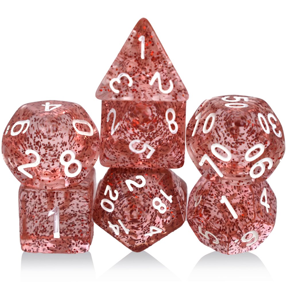 Polyhedral RPG DND Custom Dice Dungeons and Dragons Gaming Acrylic Dice