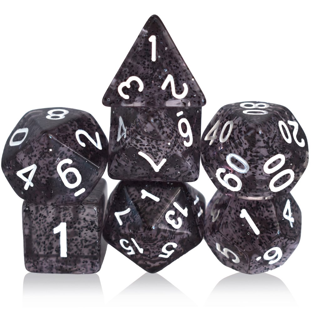 Polyhedral RPG DND Custom Dice Dungeons and Dragons Gaming Acrylic Dice