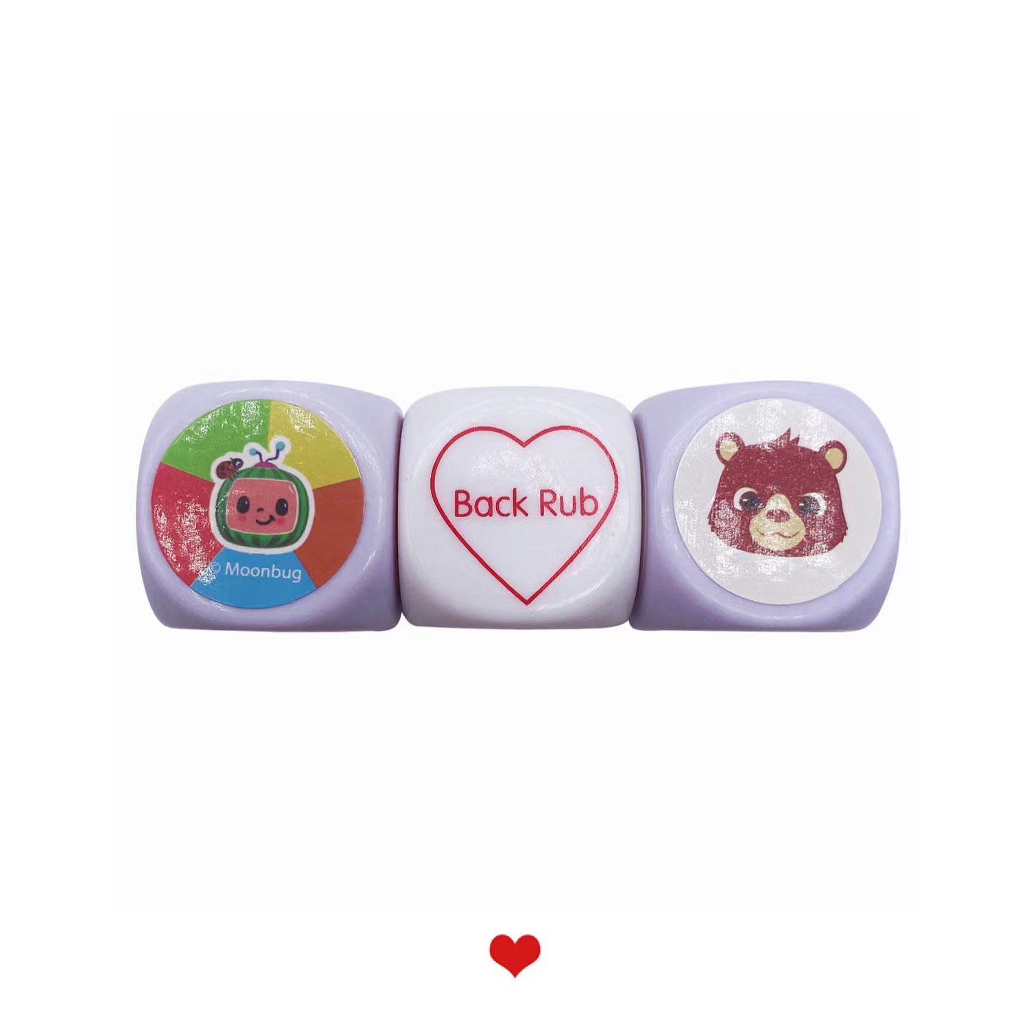 Hot sale 6 Sides Board Dice Acrylic Custom Printed Dice Plastic 30 40mm D6 Story Dice for Board Game