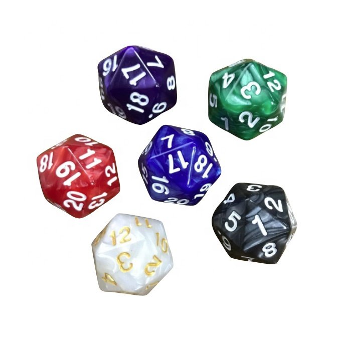 Colodice mixed color resin dice board game dice dice
