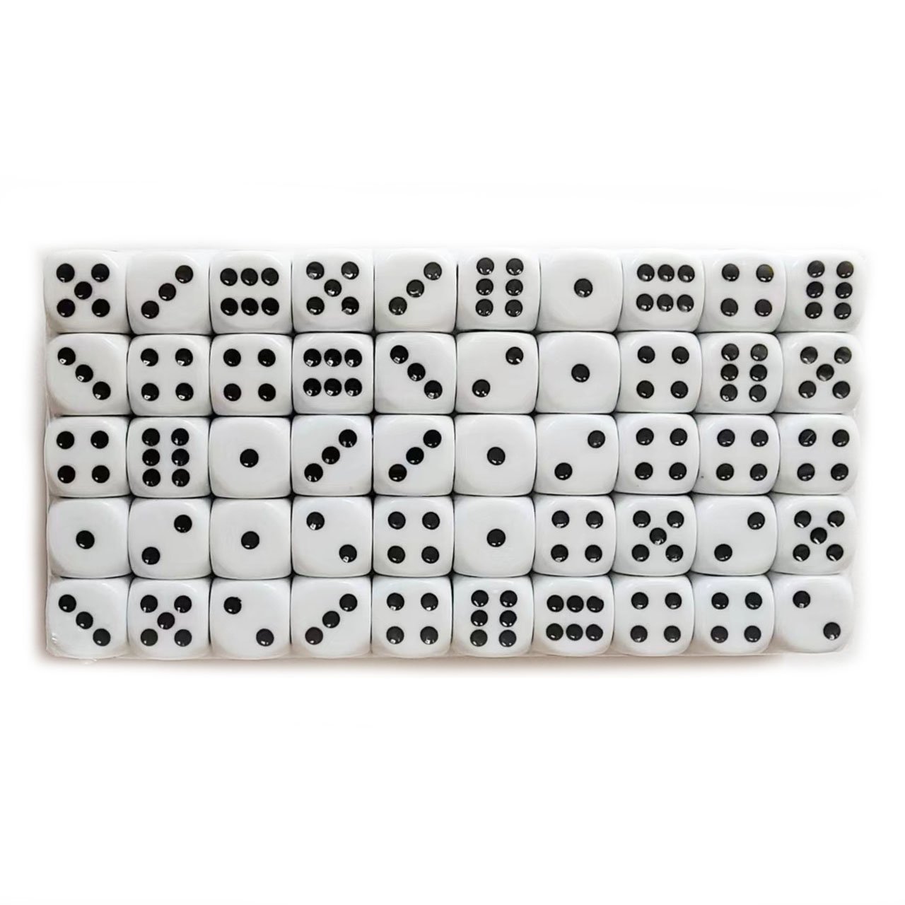 wholesale 12mm rounded corner game dice D6 red black white acrylic dice