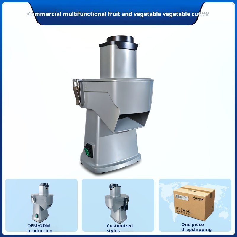 Vegetable Cutting Machine Commercial Electric Small Vegetable Shredding Slicing Dicing Machine Radish Cucumber Potato Machine