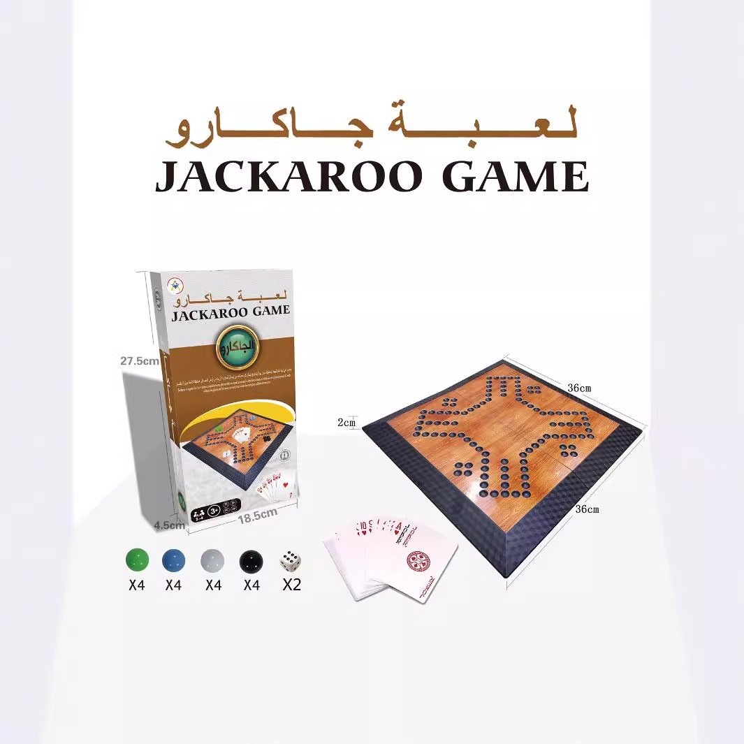 hot sale Portable outdoor arabic educational toys party game jackaroo party folding board game for adult