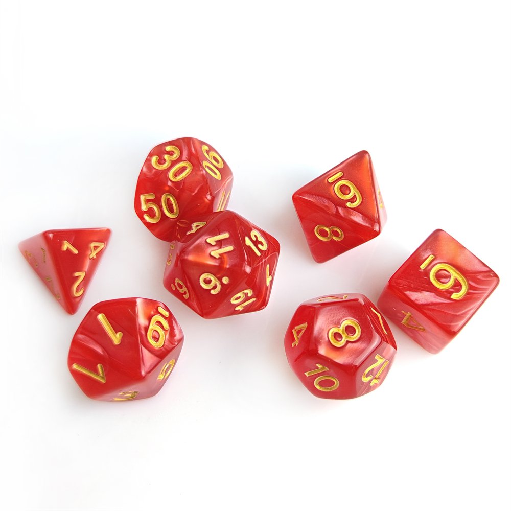 In Stock Plastic Game Dice 16mm Dungeons and Dragons Role Playing Game Dice Polyhedral D20 Acrylic Dice Set