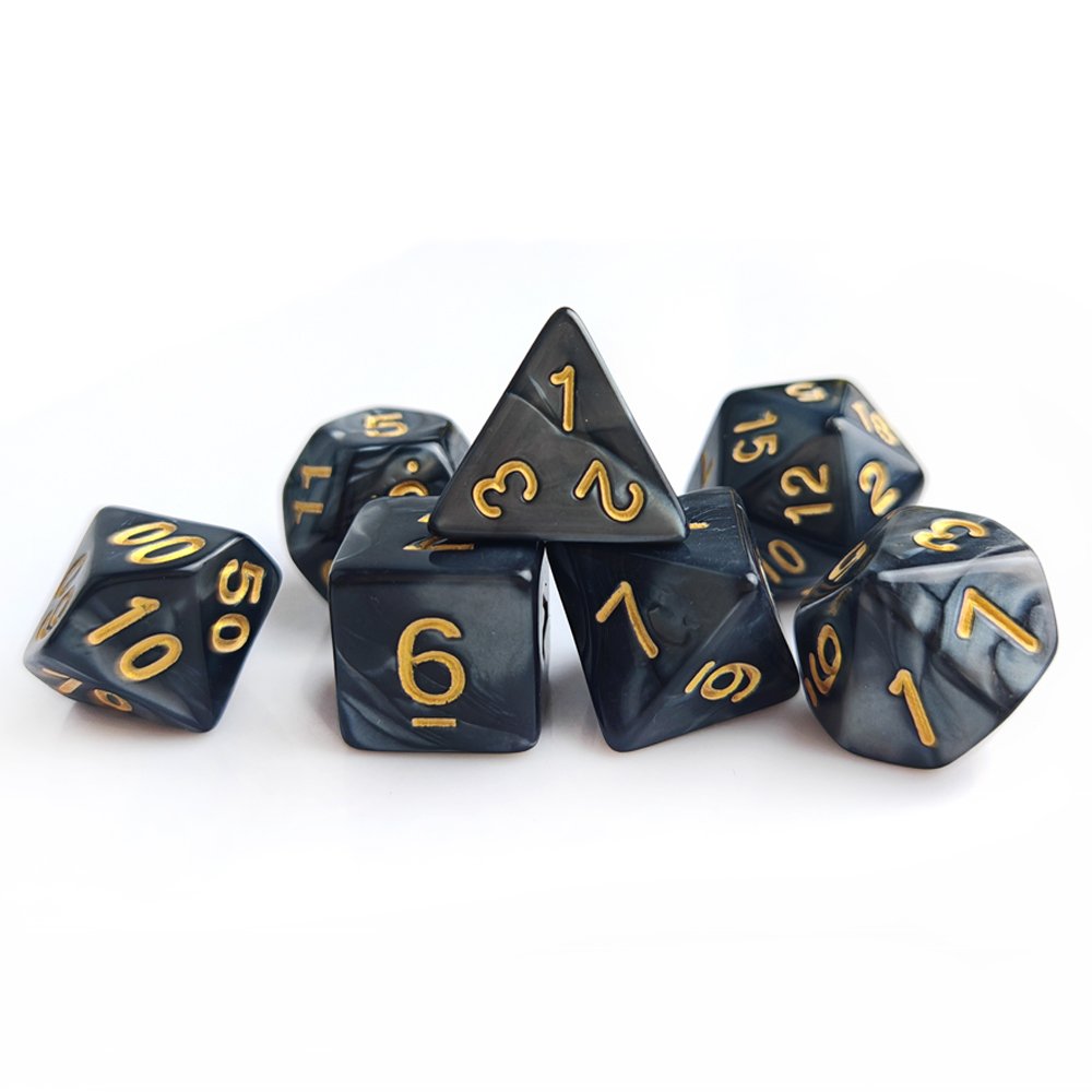 In Stock Plastic Game Dice 16mm Dungeons and Dragons Role Playing Game Dice Polyhedral D20 Acrylic Dice Set