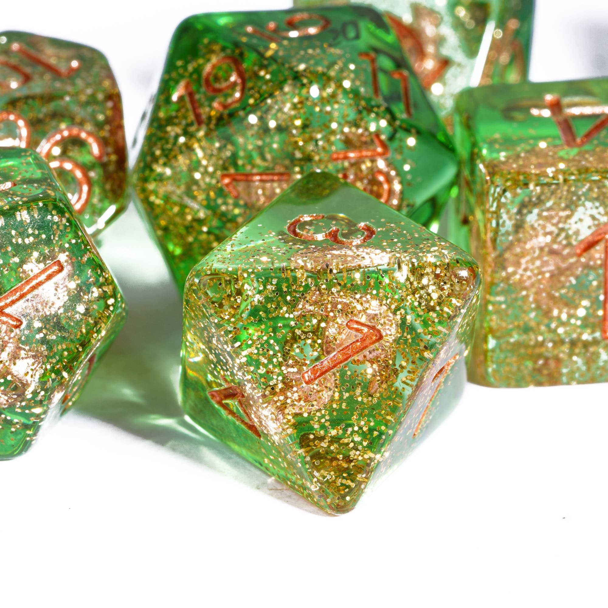 Udixi Custom Anchor/Rudder Resin Dice Dungeons and Dragons DND role-playing game RPG board game Dice Set