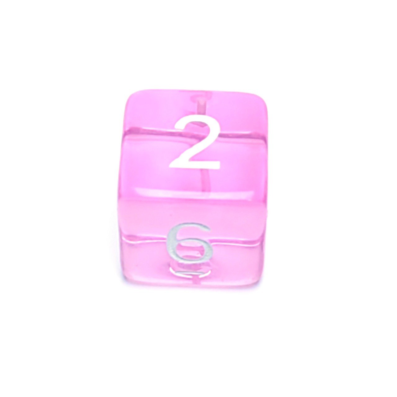 7pcs DND Dice Acrylic Transparent pink Custom dice dungeons and dragons dice set for Tabletop Role Playing Games