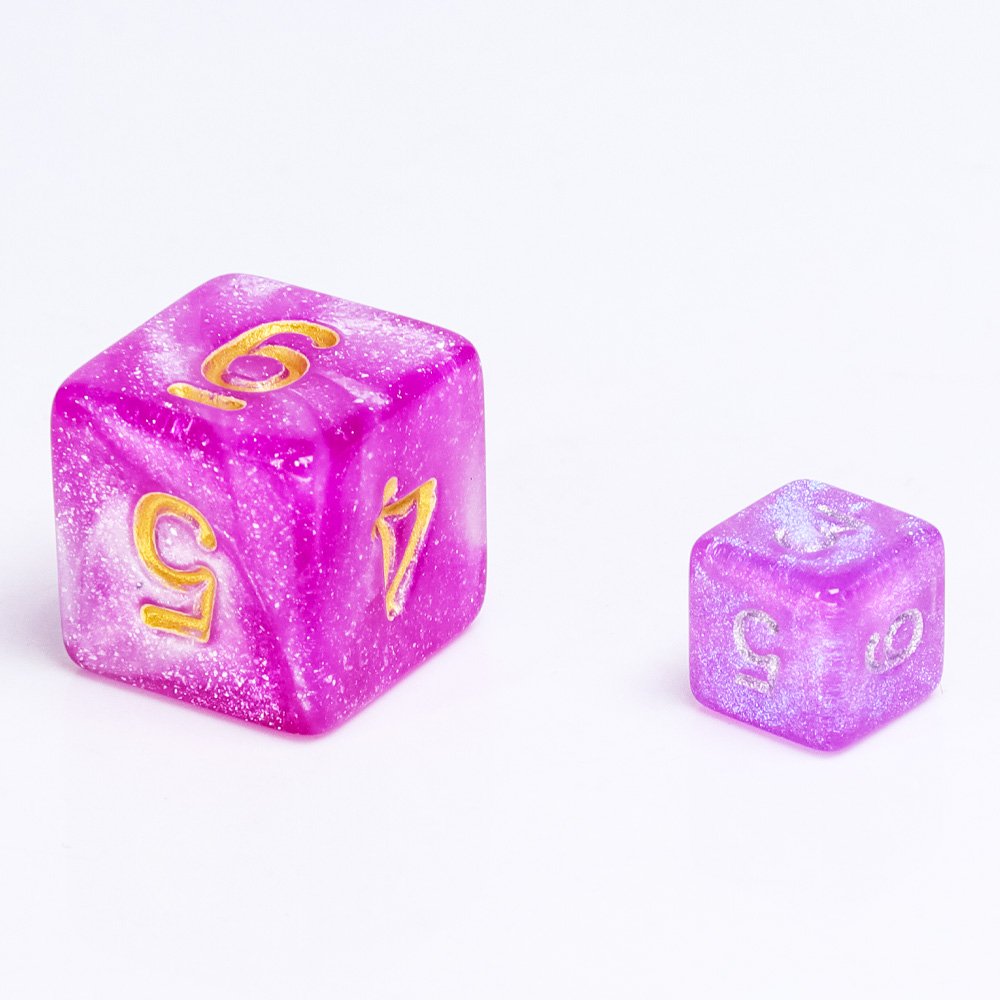 custom dice dropshipping dice 7 piece mini rpg dice set for entertainment game