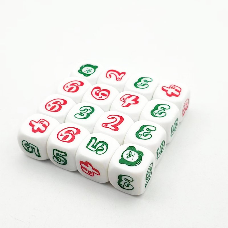 white custom printed engrave personalized logo dice round edge acrylic resin plastic retail casino adult games dice set