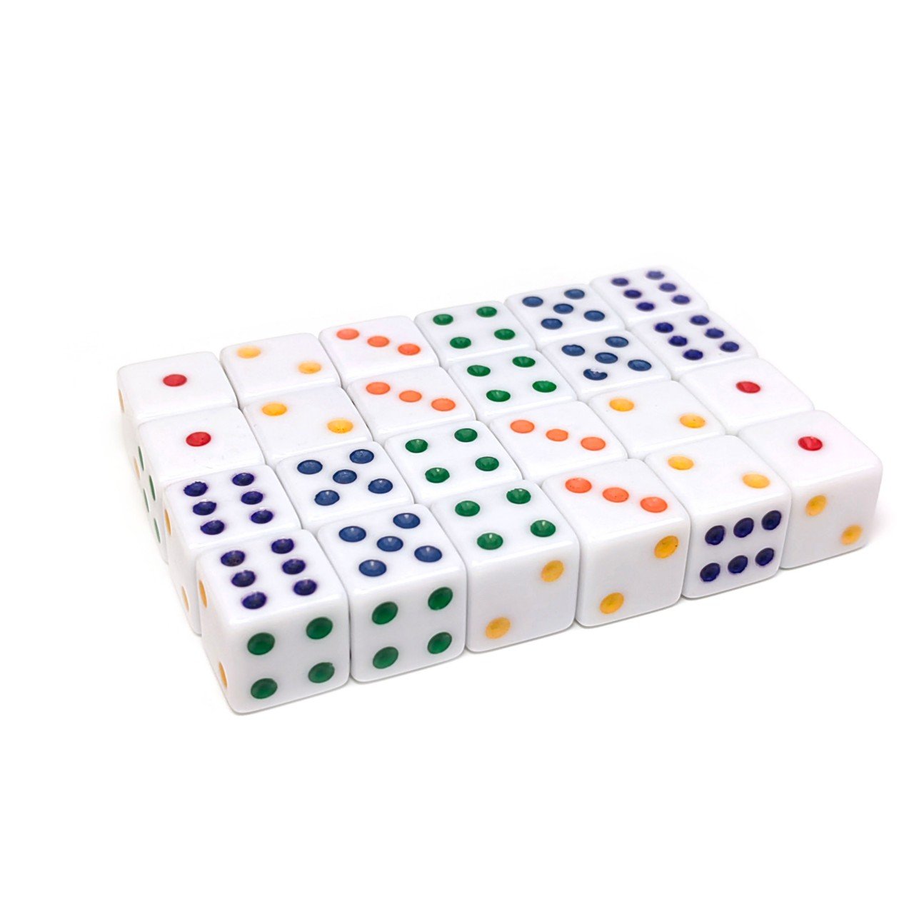 New Design Acrylic Big Square Corner dice large 25mm square d6 game bulk dice for Board Games & Tabletop Adventures