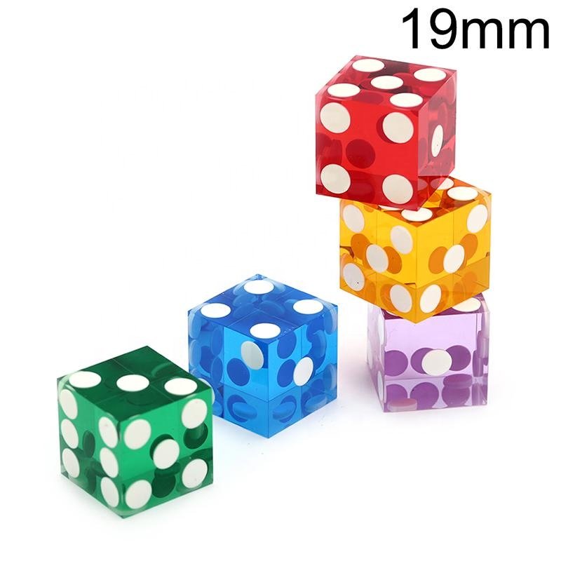 Professional 19MM A Grade Casino Dice with Razor Edeges